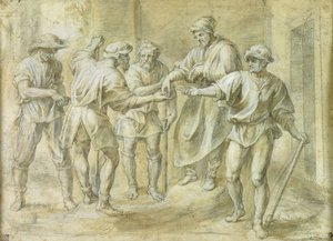 Przypowieść o winiarzu autorstwa Andrei del Sarto, autorstwa Peter Paul Rubens