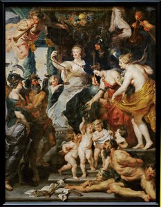 La felicite de la Regence autorstwa Peter Paul Rubens