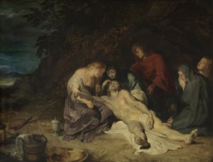 Opłakiwanie zmarłego Chrystusa ze św. Janem i świętymi kobietami autorstwa Peter Paul Rubens
