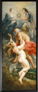 Le Triomphe de la verite, ou La parfaite et sincère union de la reine-mère et de son fils ... autorstwa Peter Paul Rubens