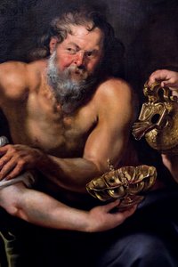 Lot i jego córki, ok. 1610 (olej na płótnie) autorstwa Peter Paul Rubens