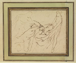 Meleager zabija swoich wujów Plexippus i Toxeus autorstwa Peter Paul Rubens