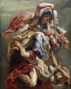 Minerwa jako mądrość pokonująca bunt, w latach 1632-1634. autorstwa Peter Paul Rubens