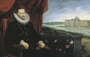 Portret arcyksięcia Alberta Austriackiego 15591621, gubernatora Niderlandów Hiszpańskich, ok. 1930 r. 1615 autorstwa Peter Paul Rubens
