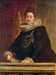 Portret Izabeli Klary Eugenii Habsburgów (1566 - 1636), hiszpańskiej infantki