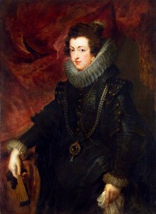 Portret królowej Elżbiety Francuskiej 1602-1644, królowej Hiszpanii, c1628-1629 autorstwa Peter Paul Rubens