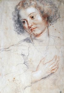 Portret kobiety (Studium do portretu św. Apolonii) (rysunek autorstwa Peter Paul Rubens
