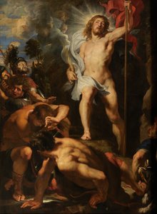 Zmartwychwstanie Chrystusa, ok. 1611-12 (olej na desce) autorstwa Peter Paul Rubens
