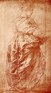 Studium szaty do damy autorstwa Peter Paul Rubens