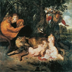 Romulus i Remus (olej na płótnie) autorstwa Peter Paul Rubens