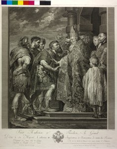 Święty Ambroży z Mediolanu autorstwa Peter Paul Rubens