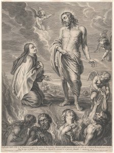 Święta Teresa z Ávili klęcząca przed Chrystusem, wstawiająca się za duszami w czyśćcu autorstwa Peter Paul Rubens