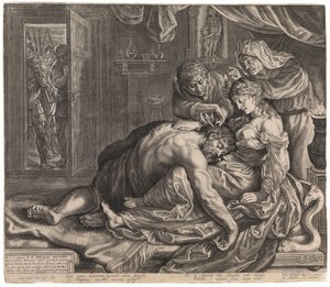 Samson i Dalila autorstwa Peter Paul Rubens