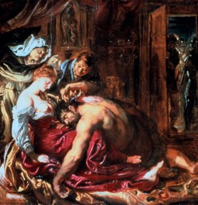 Samson i Dalila, ok. 1609-1610 autorstwa Peter Paul Rubens
