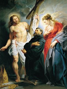 Święty Augustyn między Chrystusem a Dziewicą autorstwa Peter Paul Rubens