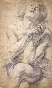 Siedzący młodzieniec (studium dla Daniela) autorstwa Peter Paul Rubens