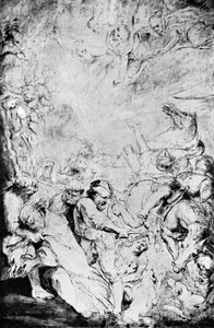 Szkic męczeństwa św. Liwina, ok. 1633, 1933. autorstwa Peter Paul Rubens