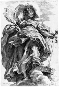 Święta Katarzyna z Aleksandrii autorstwa Peter Paul Rubens