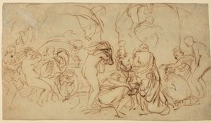 Studium do "Kąpieli Diany" (recto) autorstwa Peter Paul Rubens