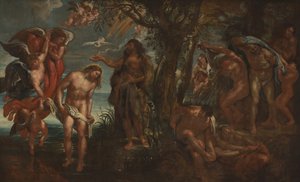 Chrzest Chrystusa autorstwa Peter Paul Rubens
