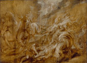 Nawrócenie św. Pawła, ok. 1616-1620 autorstwa Peter Paul Rubens