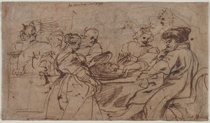 Święto Heroda recto Tomyris z Głową Cyrusa verso, ok. 1930 r. 1637-1638. autorstwa Peter Paul Rubens