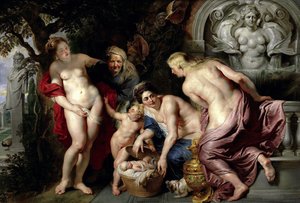 Znalezienie Dziecka Erichtoniusa, ok. 1930 1615. autorstwa Peter Paul Rubens