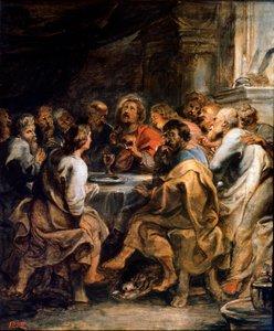 Ostatnia Wieczerza, ok. 1630-1631. autorstwa Peter Paul Rubens