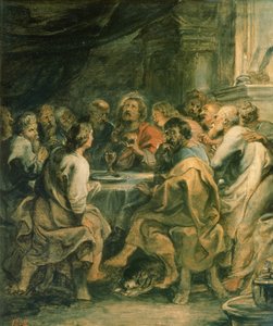 Ostatnia Wieczerza, ok. 1630-31 (olej na desce) autorstwa Peter Paul Rubens