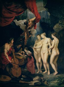 Cykl Medici: Edukacja Marie de Medici (1573-1642) 1621-25 (olej na płótnie) autorstwa Peter Paul Rubens