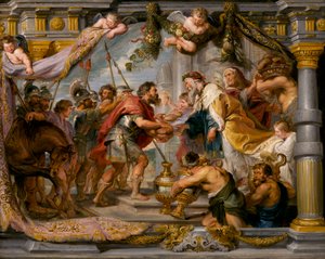 Spotkanie Abrahama i Melchizedeka, ok. 1626 autorstwa Peter Paul Rubens