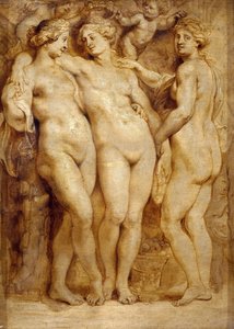 Trzy Gracje, ok. 1620-1623. autorstwa Peter Paul Rubens