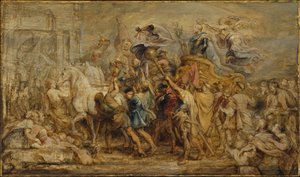Triumf Henryka IV, c.1630 autorstwa Peter Paul Rubens