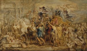 Triumf Henryka IV, ca. 1630. autorstwa Peter Paul Rubens