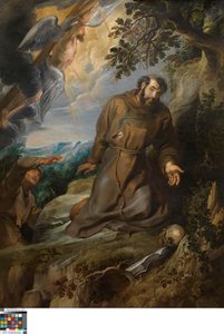 Stygmatyzacja świętego Franciszka z Asyżu autorstwa Peter Paul Rubens