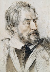 Thomas Howard (1585-1646) 2. hrabia Arundel (ołówek, długopis i atrament i pranie na papierze) autorstwa Peter Paul Rubens