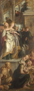 Trzy Świadki płci żeńskiej. Szkic do Wysokiego Ołtarza, St Bavo, Gandawa, 1612 autorstwa Peter Paul Rubens