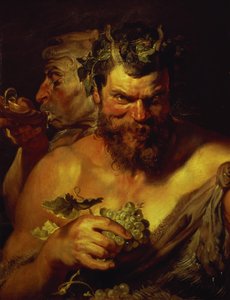 Dwaj Satyrowie (olej na płycie) autorstwa Peter Paul Rubens