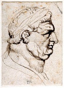 Witeliusz, z dziesięciu rysunków ośmiu z pierwszych dwunastu Cezarów, według medali Giovanniego da Cavino (pióro i atrament na papierze) autorstwa Peter Paul Rubens