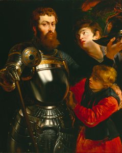 Wojownik (olej na płótnie) autorstwa Peter Paul Rubens