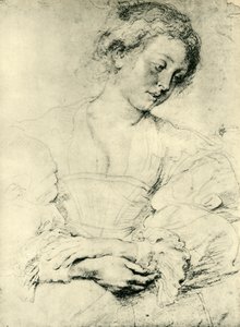 Młoda kobieta ze złożonymi rękami, 1629-1630, 1943. autorstwa Peter Paul Rubens