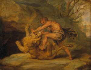 Samson i lew, ok. 1640