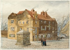 Sandgate (Portland Arms Inn) (ołówek i akwarela na papierze na kartonie)
