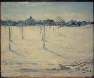 Hornbaek im Winter autorstwa Peder Severin Krøyer