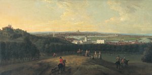 Londyn z Greenwich Park, 1718.