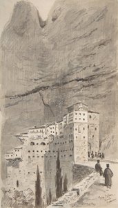 Klasztor Mega Spileon, Grecja, 1896 r. autorstwa Peter Toft