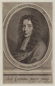 Edmund Waller , angielski poeta i polityk (grafika) autorstwa Peter Vanderbank
