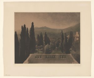 Widok z balkonu autorstwa Peter Vilhelm Ilsted (signed by artist)