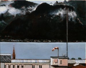 Jezioro Genewskie, 2008 (olej na płótnie) autorstwa Peter Wilson