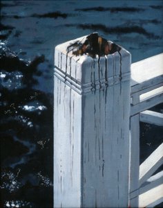 Rotten Post :Sztokholm, 2004 (olej na płótnie) autorstwa Peter Wilson